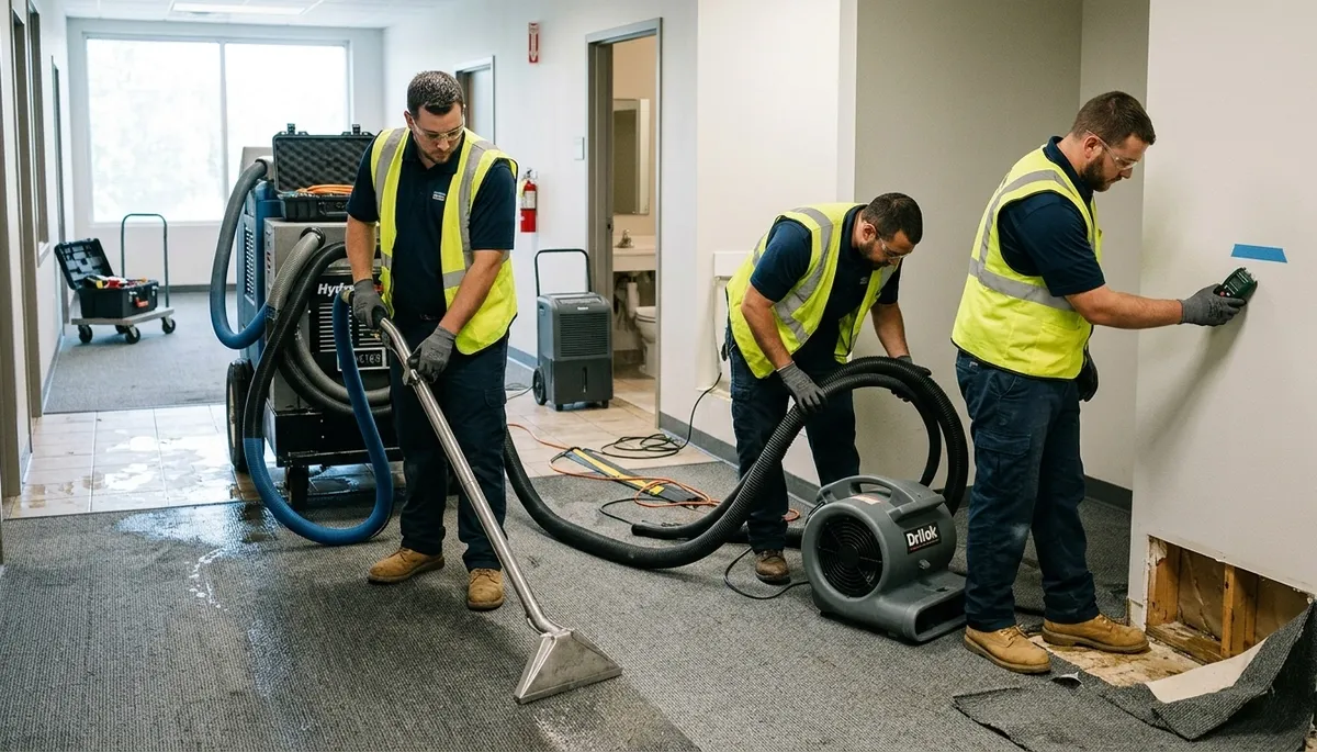 Emergency water removal service in Olathe, KS for storm, pipe, and flood damage