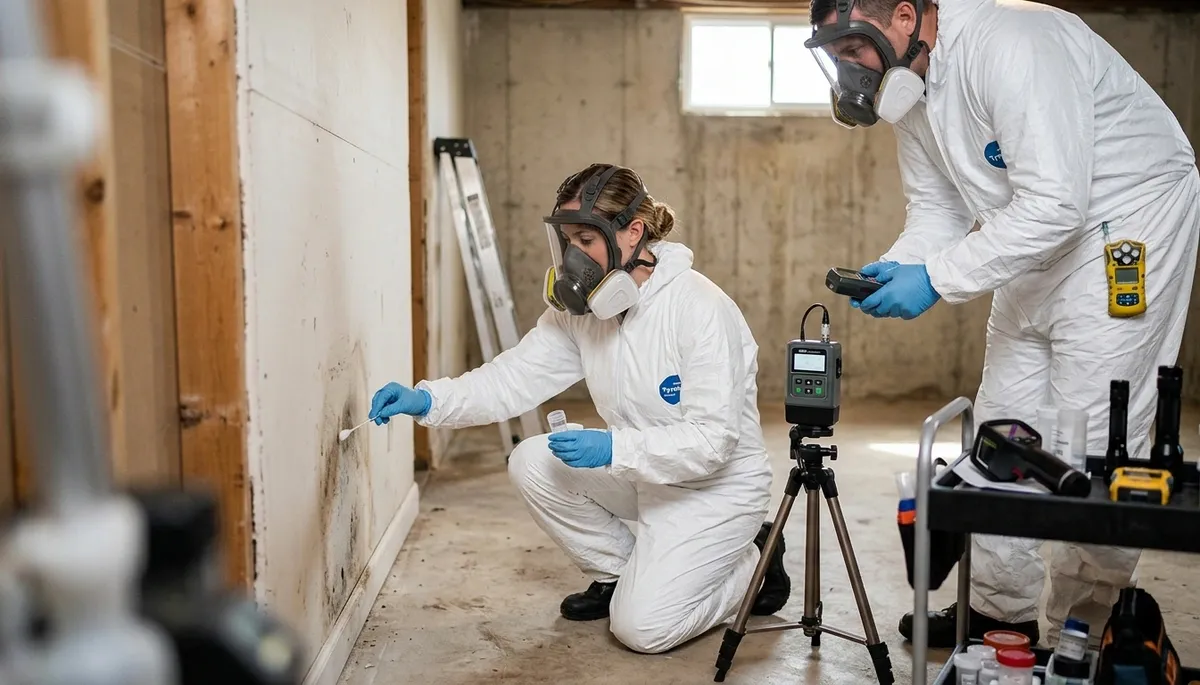 Olathe, KS mold inspection for homes after water damage, identifying hidden growth and moisture issues