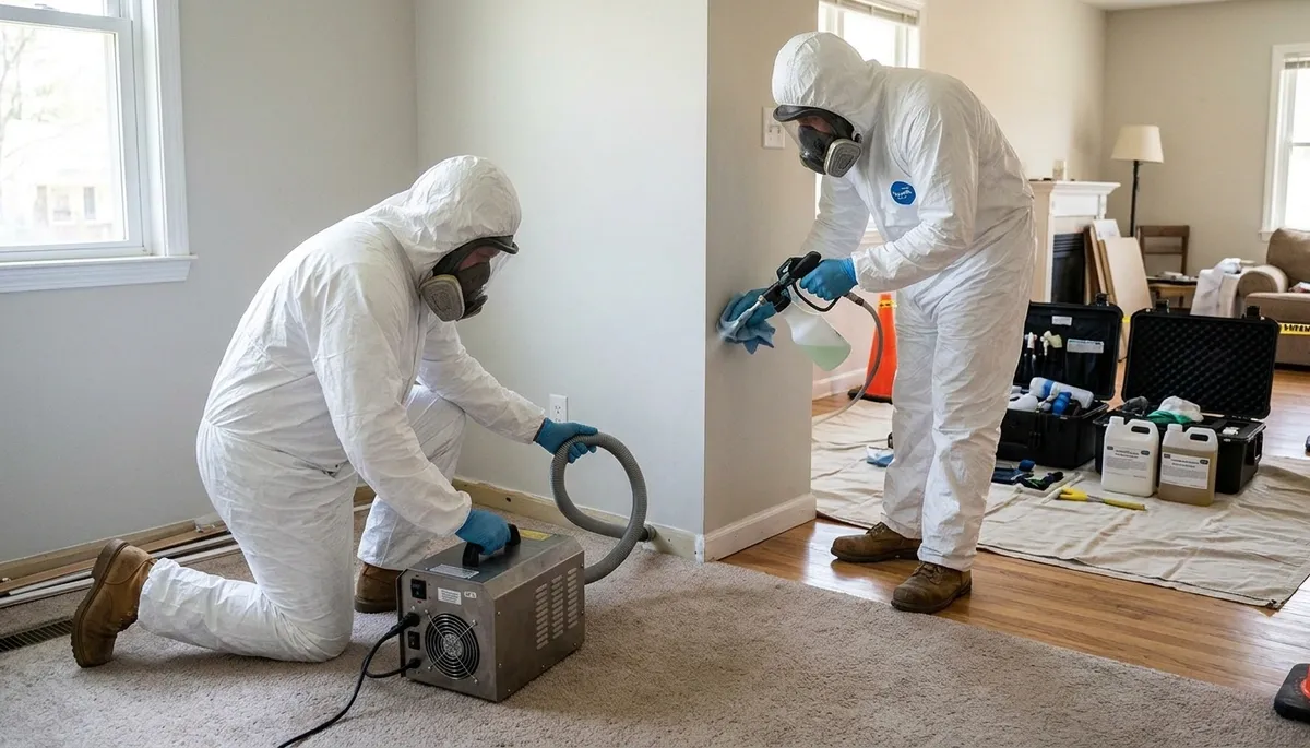 Odor removal technicians serving Olathe, KS homes after water damage and moisture-related smells
