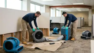 Structural drying equipment in Olathe, KS for hidden moisture removal after water damage