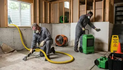 Water damage restoration team in Olathe, KS providing professional cleanup and drying services