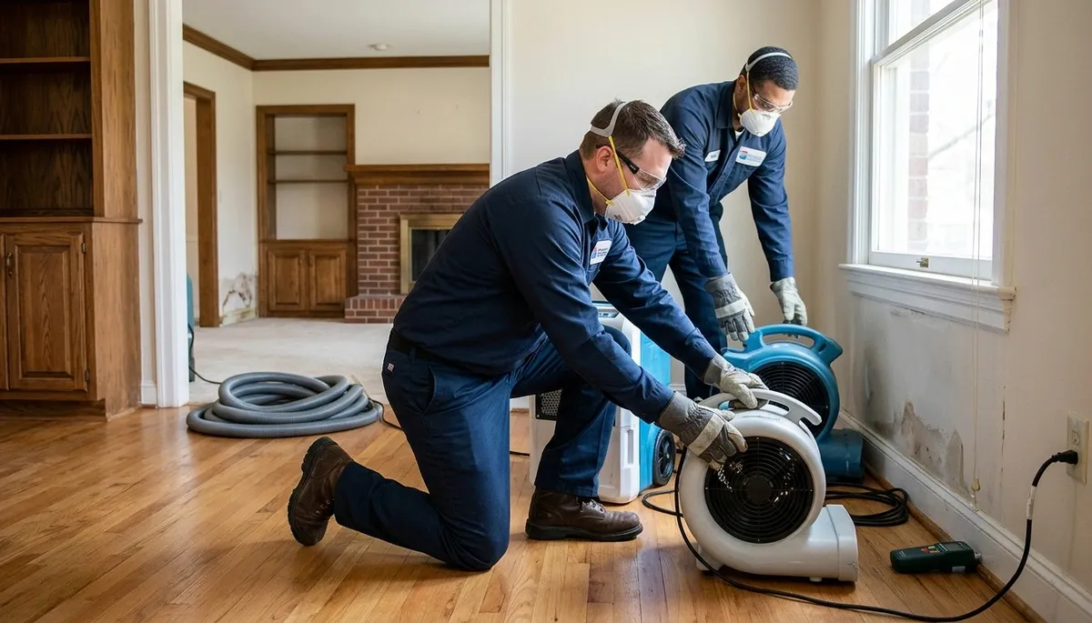 Water damage restoration team serving Olathe, KS for fast cleanup and repair