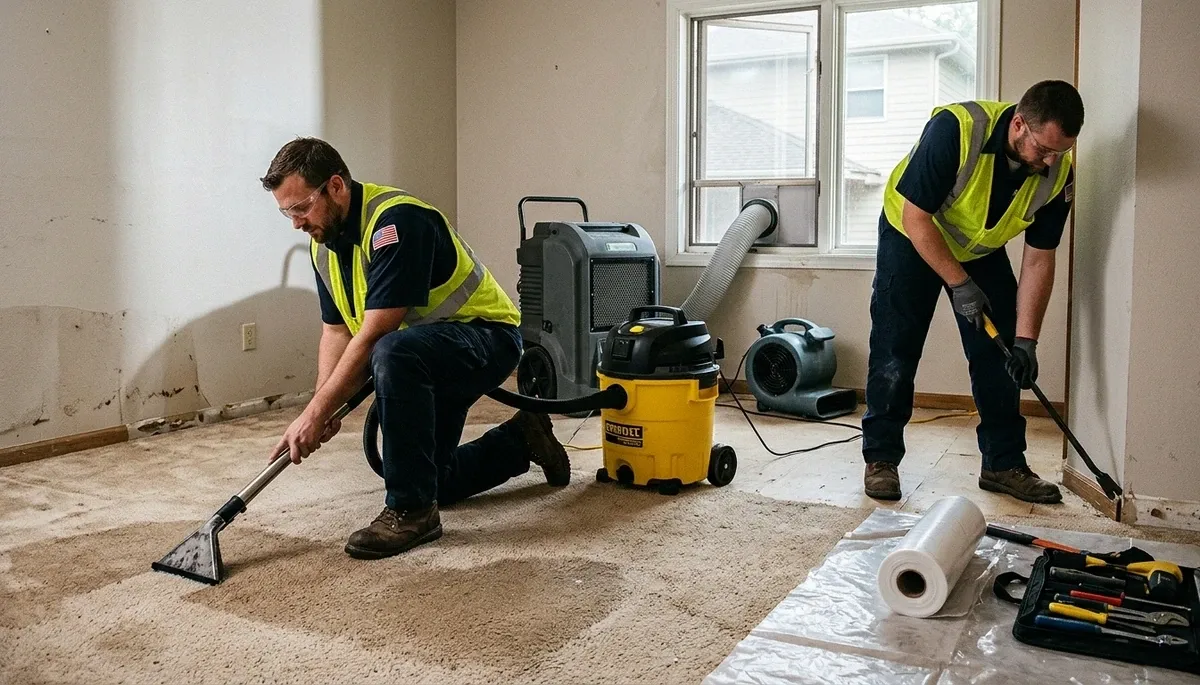 Water damage restoration service in Olathe, KS by waterdamageolatheks.com
