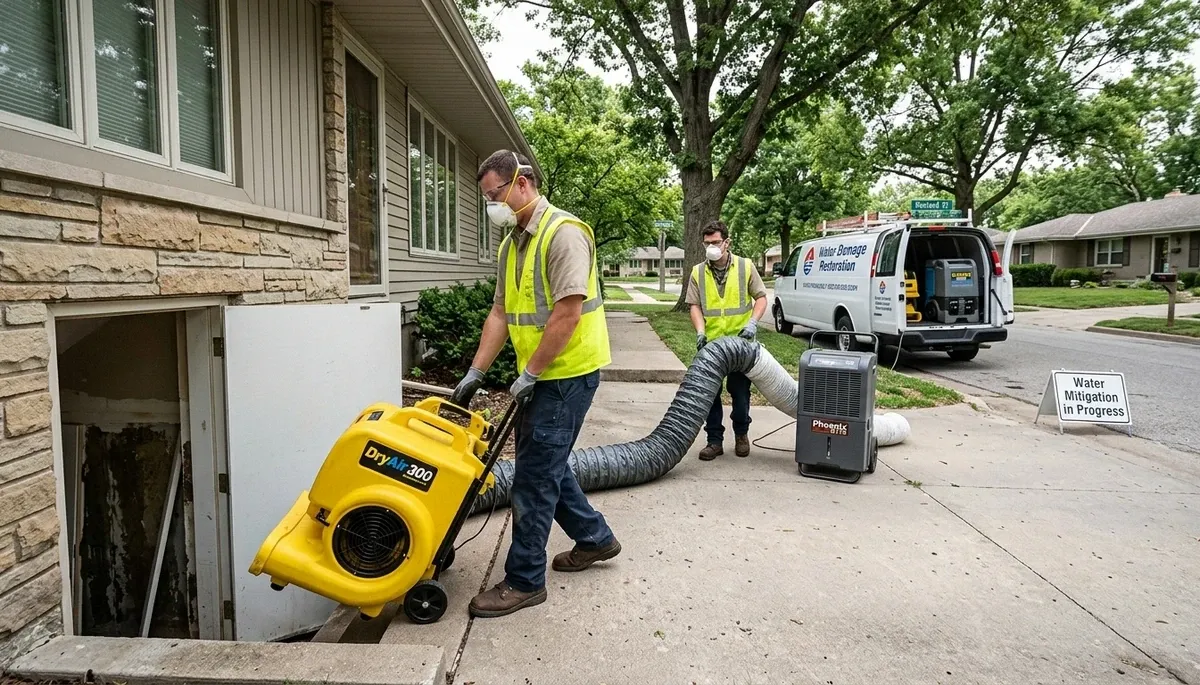 Water damage restoration service in Olathe, KS by Water Damage Olathe technicians