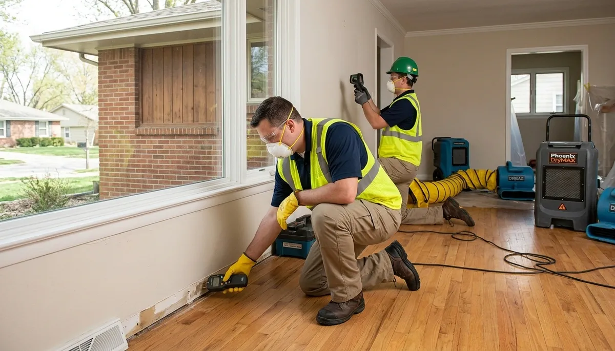 Water damage restoration service in Olathe, KS for homes and businesses